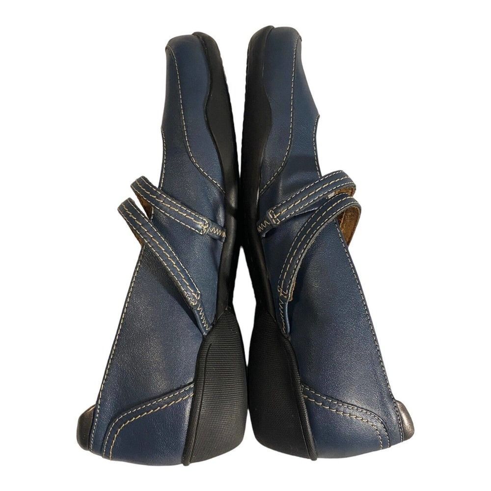 TAOS Women's Blue Leather Mary Jane Shoes Size 9 - Picture 10 of 11